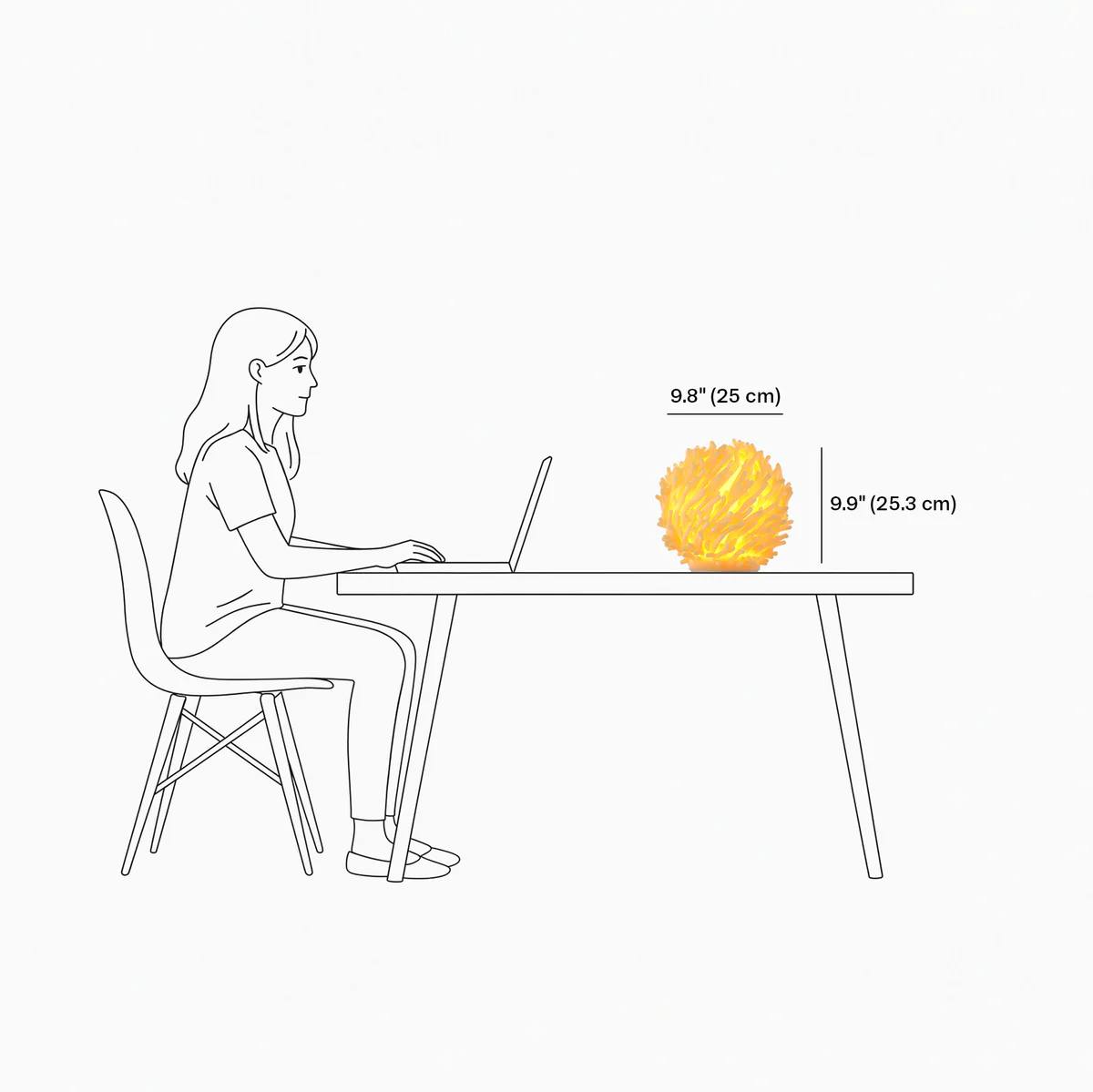 O7 Coral Sculpted Lamp